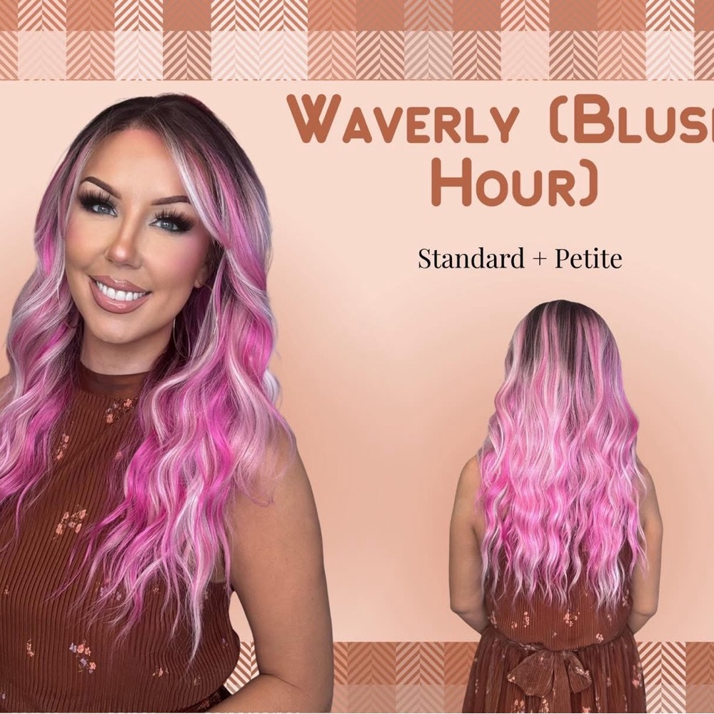 Waverly Pink Ombre Wig